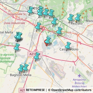 Mappa Via Giuseppe di Vittorio, 25010 Borgosatollo BS, Italia (4.991)