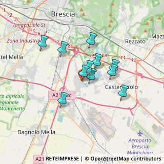 Mappa Via Giuseppe di Vittorio, 25010 Borgosatollo BS, Italia (2.72273)