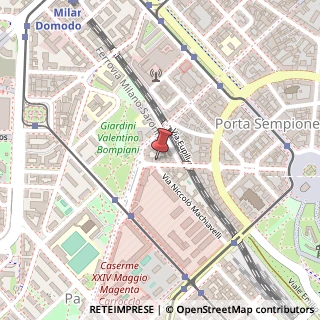 Mappa Via Abbondio Sangiorgio, 20, 20145 Milano, Milano (Lombardia)