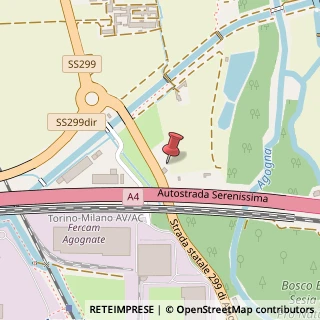Mappa Via Case Sparse, 28100 Novara, Novara (Piemonte)