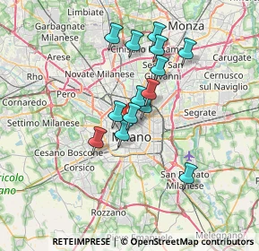 Mappa Via Statuto, 20121 Milano MI, Italia (5.52)