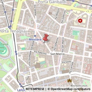 Mappa Via Statuto, 13, 20121 Milano, Milano (Lombardia)