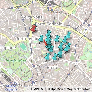 Mappa Via Statuto, 20121 Milano MI, Italia (0.314)