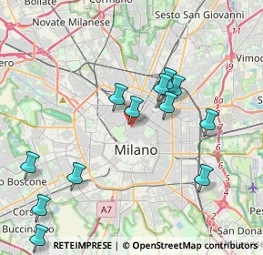Mappa Via Statuto, 20121 Milano MI, Italia (5.38)