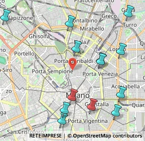 Mappa Via Statuto, 20121 Milano MI, Italia (2.53923)