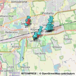 Mappa Strada 1, 20096 Pioltello MI, Italia (1.285)