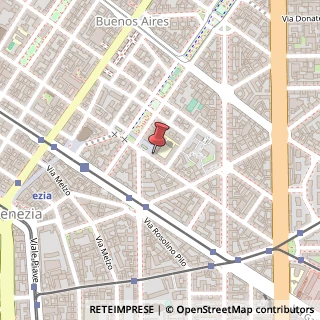 Mappa Via Antonio Stoppani, 1, 20129 Milano, Milano (Lombardia)
