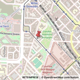 Mappa Via Vincenzo Monti, 86, 20145 Milano, Milano (Lombardia)