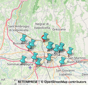 Mappa Piazzetta del Porto, 37124 Parona VR, Italia (6.786)