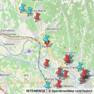 Mappa Piazzetta del Porto, 37124 Verona VR, Italia (3.3645)