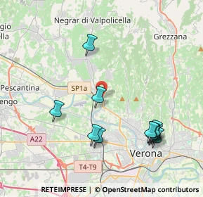 Mappa Piazzetta del Porto, 37124 Parona VR, Italia (4.26182)