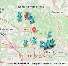 Mappa Piazzetta del Porto, 37124 Parona VR, Italia (4.095)