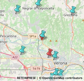 Mappa Piazzetta del Porto, 37124 Parona VR, Italia (5.88909)