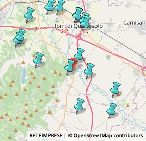 Mappa Via Giuseppe Verdi, 36023 Longare VI, Italia (4.71235)