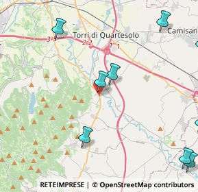 Mappa Via Giuseppe Verdi, 36023 Longare VI, Italia (6.42545)