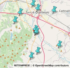 Mappa Via Giuseppe Verdi, 36023 Longare VI, Italia (4.04273)