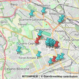 Mappa Piazza Axum, 20151 Milano MI, Italia (2.0625)
