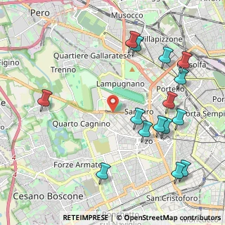 Mappa Piazza Axum, 20151 Milano MI, Italia (2.45333)