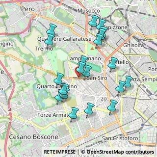Mappa Piazza Axum, 20151 Milano MI, Italia (1.8905)