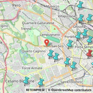 Mappa Piazza Axum, 20151 Milano MI, Italia (3.336)