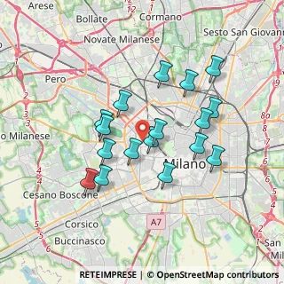 Mappa Via Senofonte, 20145 Milano MI, Italia (3.13059)