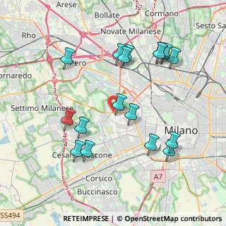 Mappa Via Dessiè, 20151 Milano MI, Italia (4.06412)
