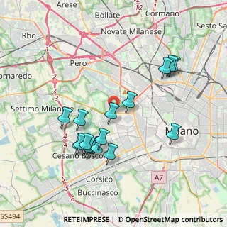 Mappa Via Dessiè, 20151 Milano MI, Italia (3.7325)