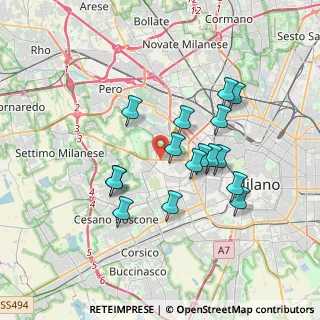 Mappa Via Dessiè, 20151 Milano MI, Italia (3.14688)