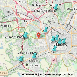 Mappa Via Dessiè, 20151 Milano MI, Italia (4.45727)