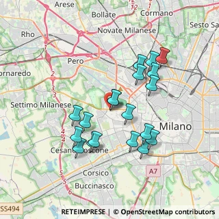 Mappa Via Dessiè, 20151 Milano MI, Italia (3.34474)