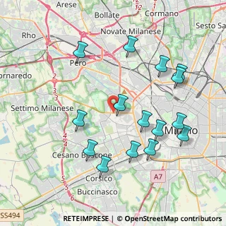 Mappa Via Dessiè, 20151 Milano MI, Italia (4.13733)