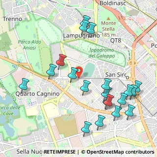 Mappa Via Dessiè, 20151 Milano MI, Italia (1.1875)