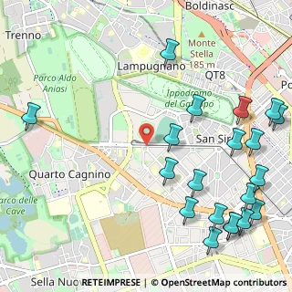Mappa Via Dessiè, 20151 Milano MI, Italia (1.4675)