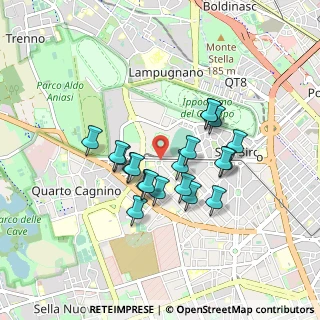 Mappa Via Dessiè, 20151 Milano MI, Italia (0.7065)