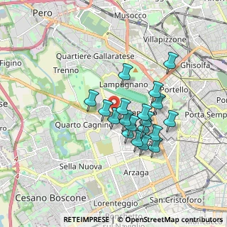 Mappa Via Dessiè, 20151 Milano MI, Italia (1.36579)