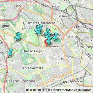 Mappa Via Dessiè, 20151 Milano MI, Italia (1.47667)