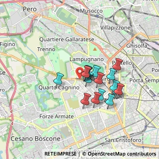 Mappa Via Dessiè, 20151 Milano MI, Italia (1.34938)