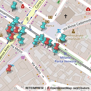 Mappa Piazza Santa Francesca Romana, 20129 Milano MI, Italia (0.05333)