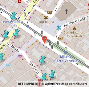 Mappa Via Lazzaro Spallanzani, 20129 Milano MI, Italia (0.1385)