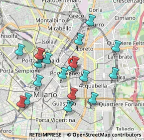 Mappa Piazza Santa Francesca Romana, 20129 Milano MI, Italia (1.91526)