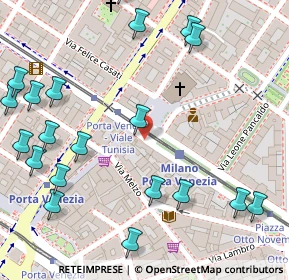Mappa Via Lazzaro Spallanzani, 20129 Milano MI, Italia (0.178)