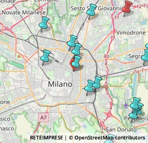 Mappa Piazza Santa Francesca Romana, 20129 Milano MI, Italia (6.148)