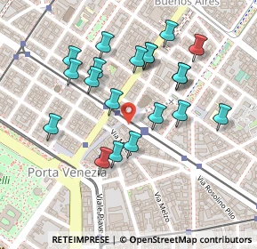 Mappa Piazza Santa Francesca Romana, 20129 Milano MI, Italia (0.2235)