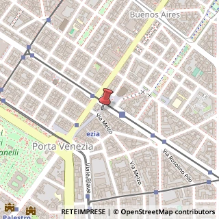 Mappa Via Lazzaro Spallanzani, 16, 20129 Milano, Milano (Lombardia)
