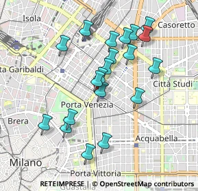 Mappa Piazza Santa Francesca Romana, 20129 Milano MI, Italia (0.8835)