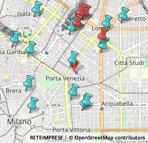 Mappa Piazza Santa Francesca Romana, 20129 Milano MI, Italia (1.1925)