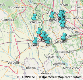 Mappa Via Gambaro Beato, 28066 Galliate NO, Italia (13.80412)