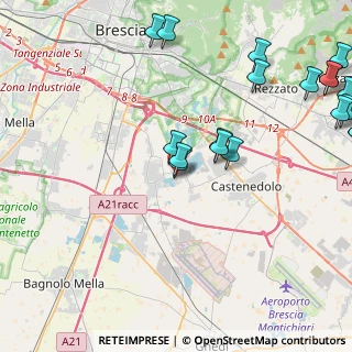 Mappa Via dell'Industria, 25010 Borgosatollo BS, Italia (5.8165)