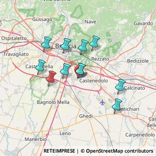 Mappa Via dell'Industria, 25010 Borgosatollo BS, Italia (6.11636)