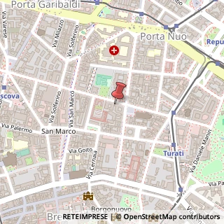 Mappa Via della Moscova, 13, 20121 Milano, Milano (Lombardia)
